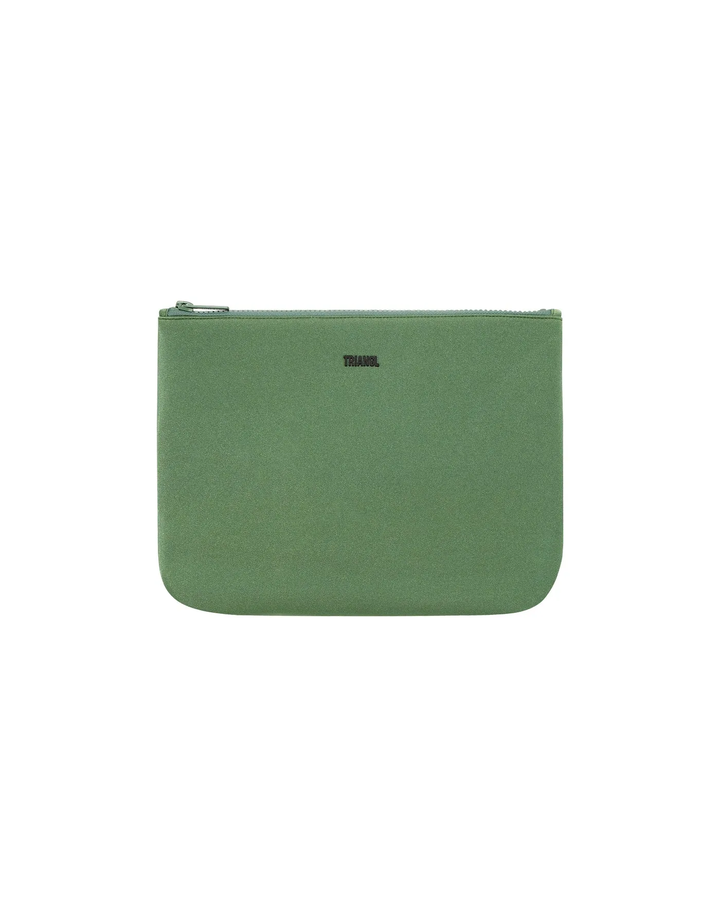 KHAKI - Neoprene Zip Pouch sold by triangl swimwear