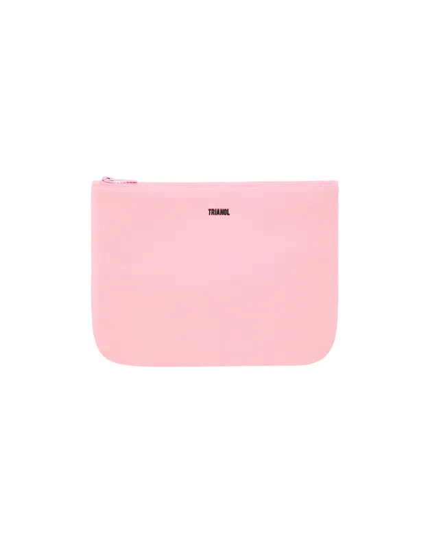 FLOSS - Pink Neoprene Zip Pouch sold by triangl swimwear