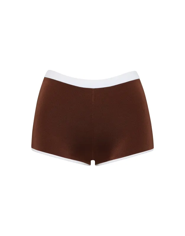 CELESTE - BISC Brown Short sold by triangl swimwear
