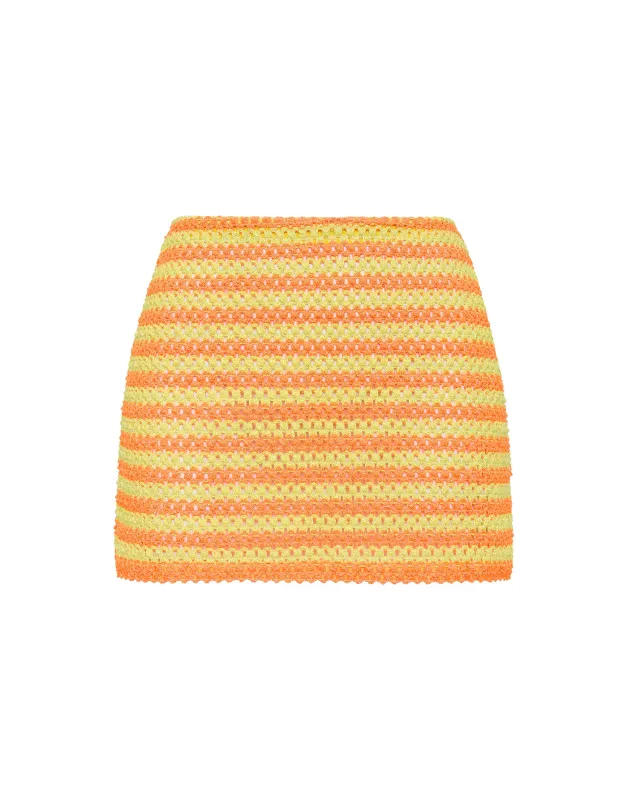 KASI - FARME Crochet Skirt sold by triangl swimwear