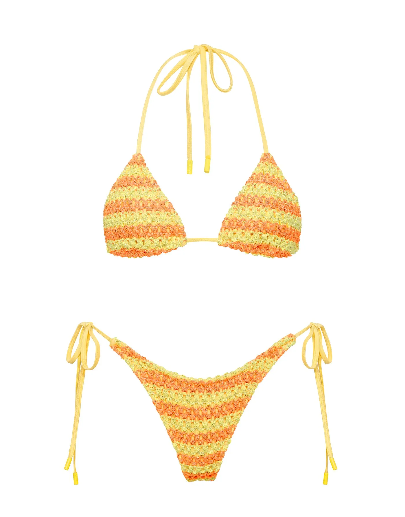 VINCA - FARME Crochet Triangle Bikini sold by triangl swimwear
