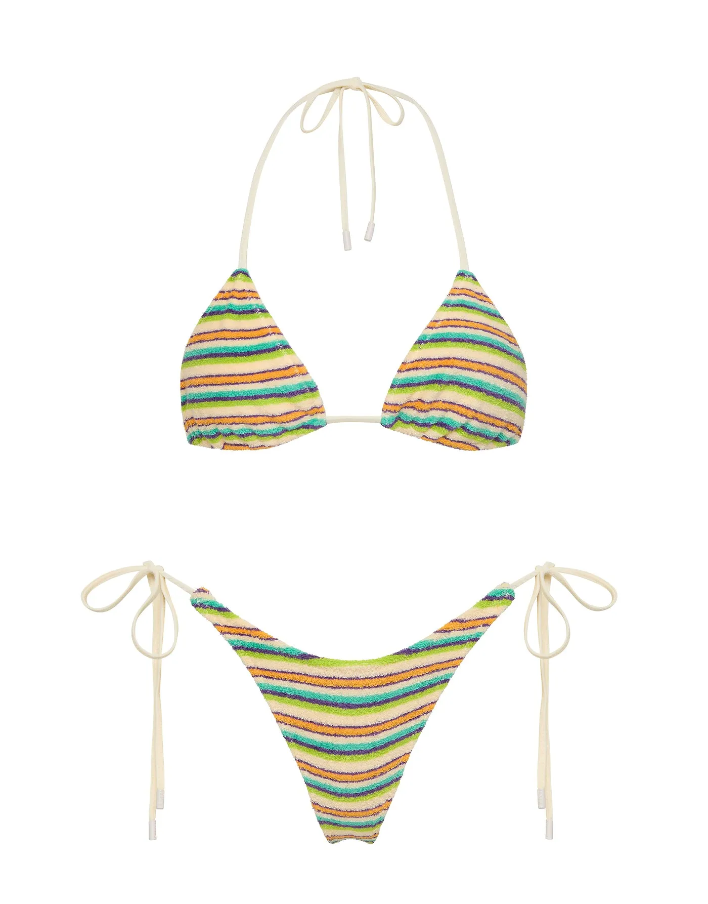 VINCA - SALVA Terry Towelling Triangle Bikini set sold by triangl swimwear
