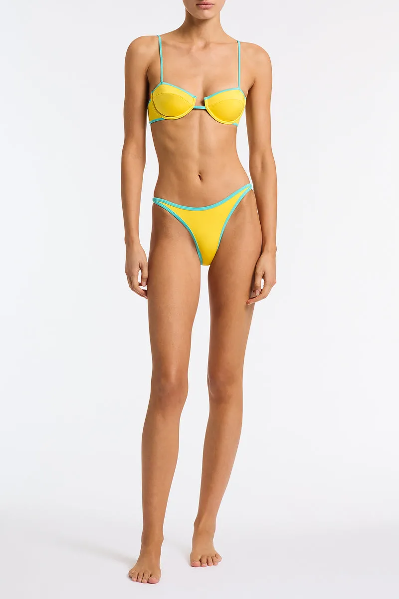 NELA - XUMA Yellow Balconette Bikini Set sold by triangl swimwear product image thumbnail 2