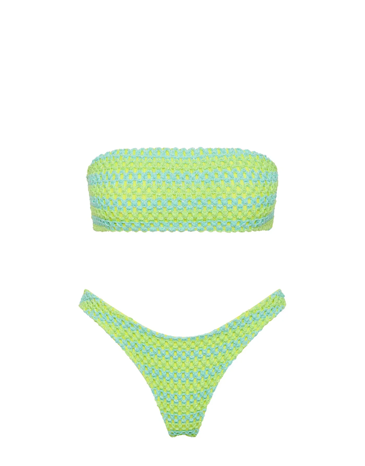 FREYA - FESH Crochet Bandeau Bikini Set sold by triangl swimwear