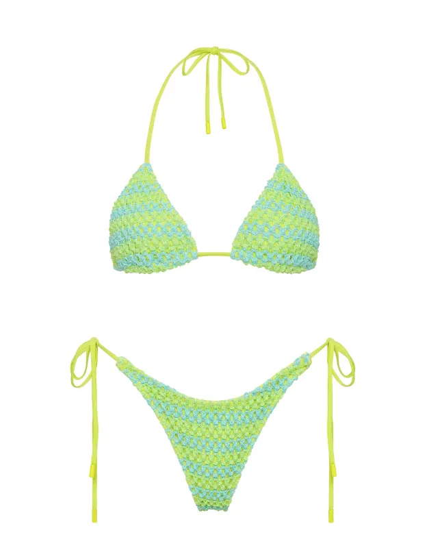VINCA - FESH Crochet Triangle Bikini Set sold by triangl swimwear