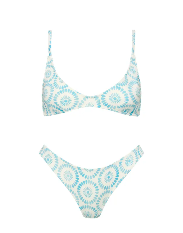 MAIA - MASE Blue Scoop Bikini Set sold by triangl swimwear
