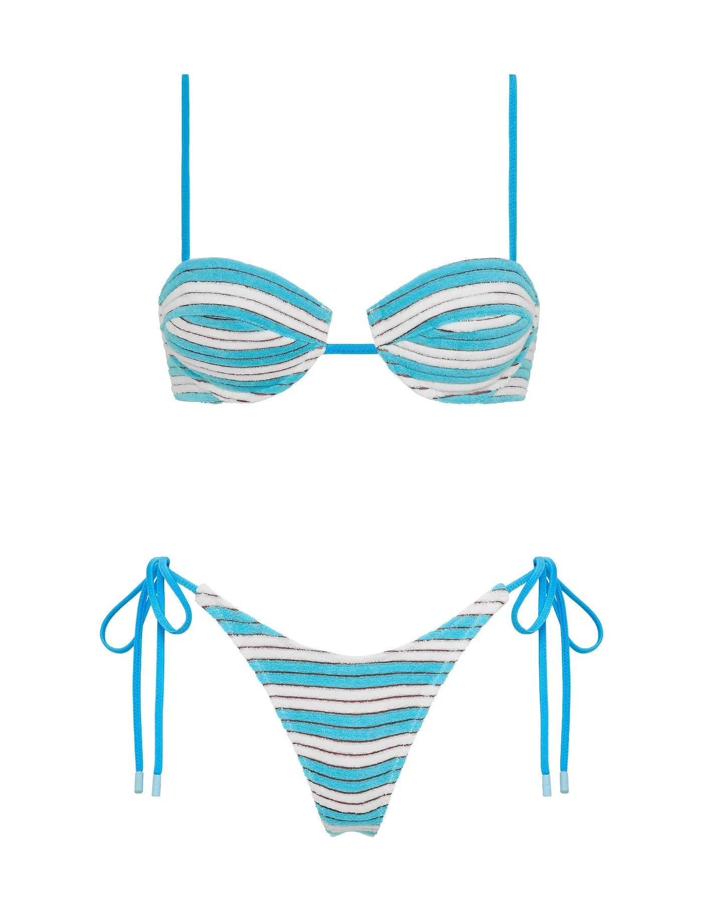 MALA - ETTA Terry Towelling Balconette Bikini Set sold by triangl swimwear