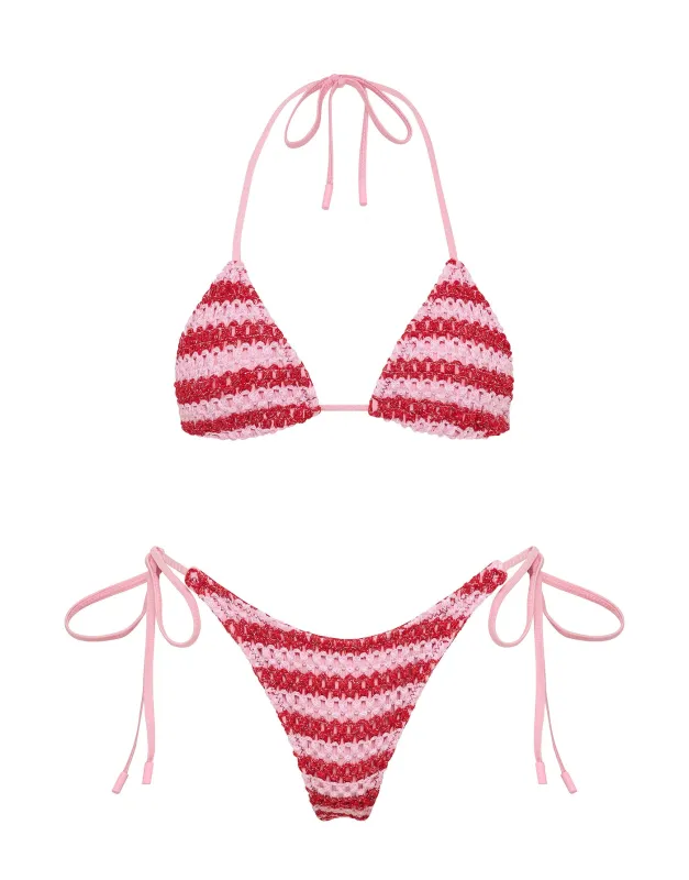 VINCA - TANNA Crochet Triangle Bikini Set sold by triangl swimwear
