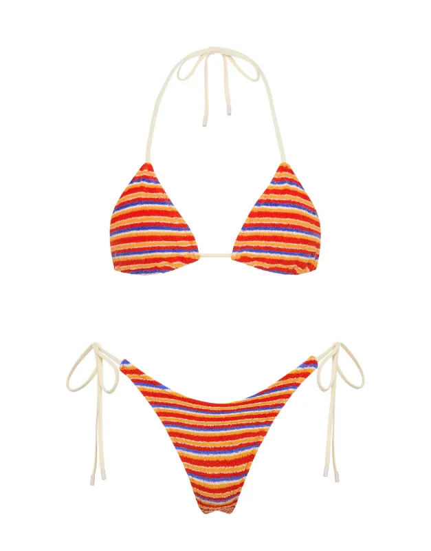 VINCA - KITT Terry Towelling Triangle Bikini Set sold by triangl swimwear