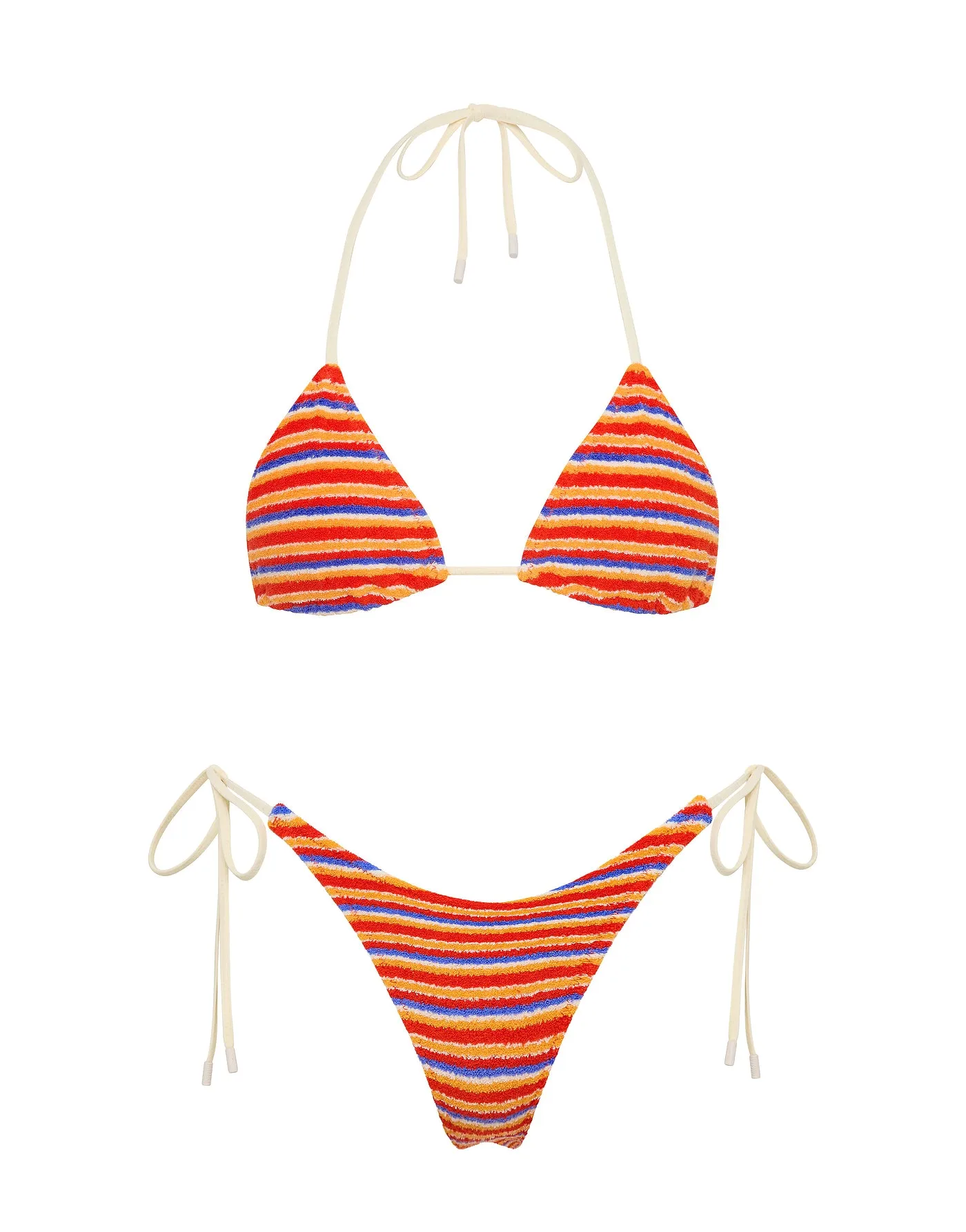 VINCA - KITT Terry Towelling Triangle Bikini Set sold by triangl swimwear