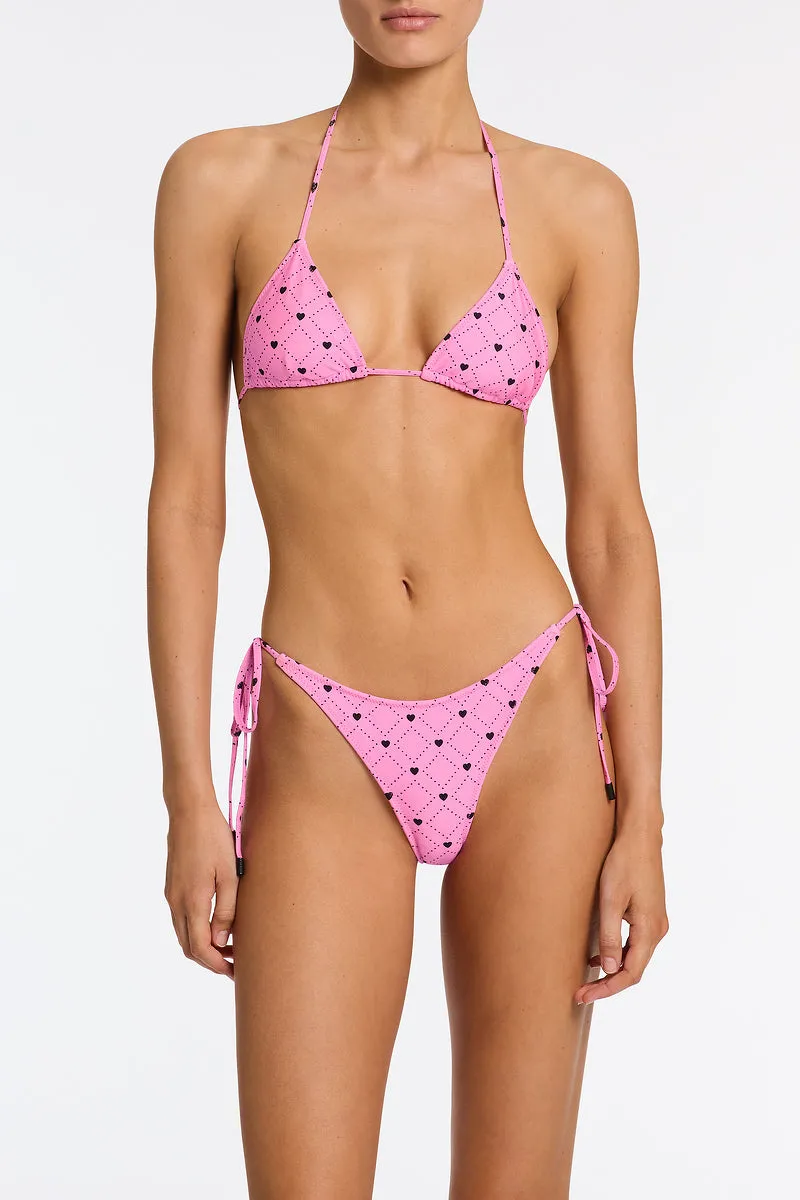 VINCA - CASSI Pink Heart Triangle Bikini Set sold by triangl swimwear product image thumbnail 5