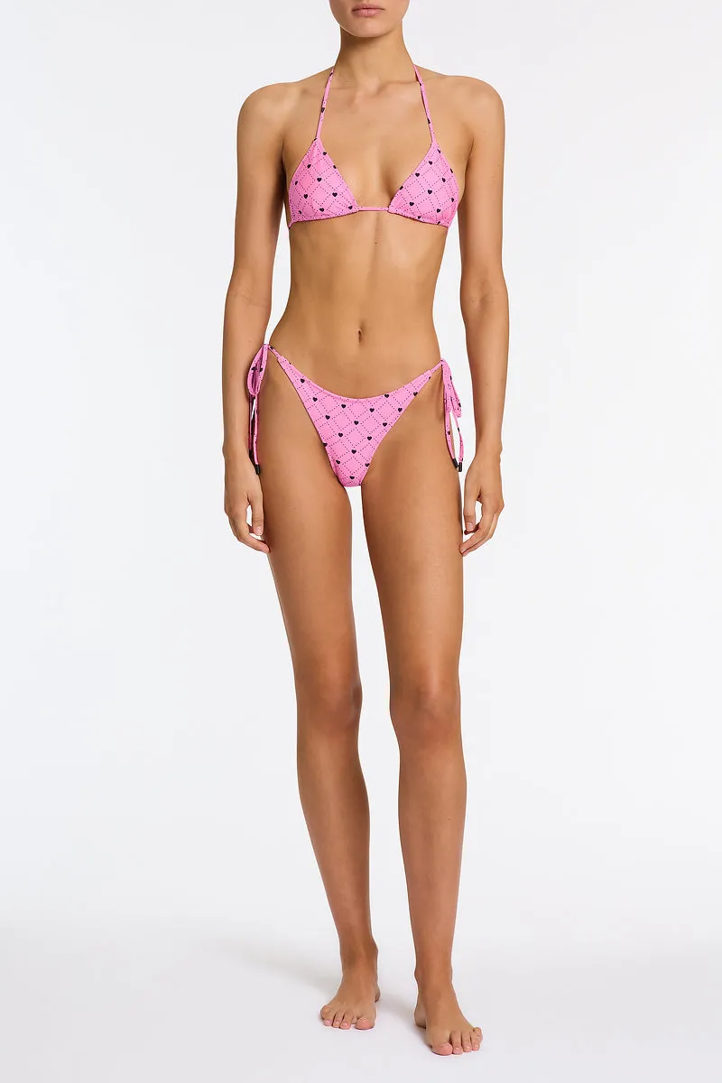 VINCA - CASSI Pink Heart Triangle Bikini Set sold by triangl swimwear product image thumbnail 2