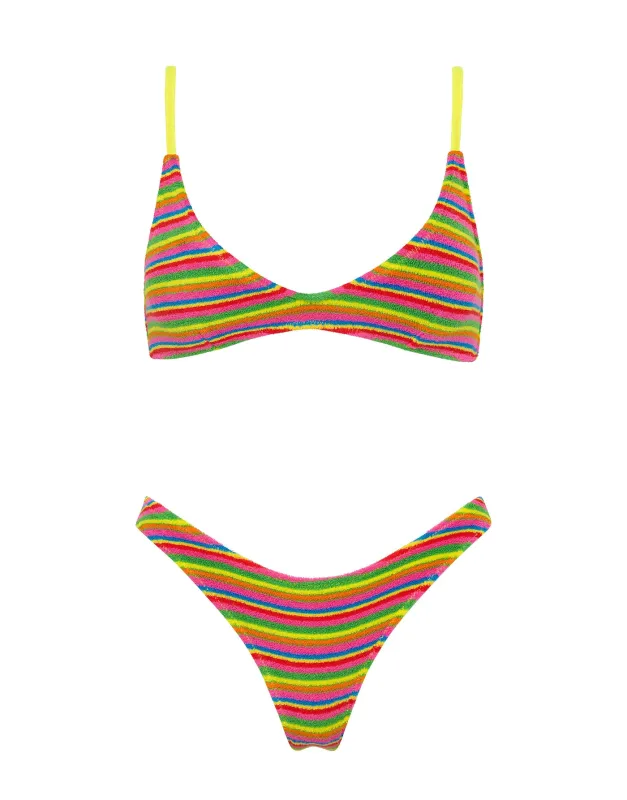 MAIA - ALEIX Terry Towelling Scoop Bikini Set sold by triangl swimwear