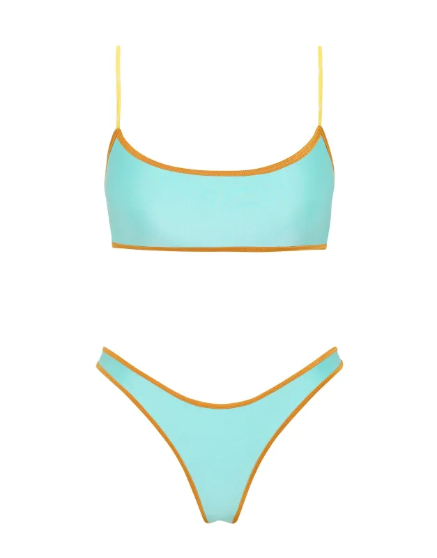MICA - ROQUE Neoprene Crop Bikini Set sold by triangl swimwear
