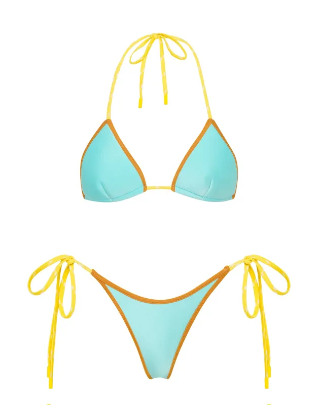 VINCA - ROQUE Neoprene Triangle Bikini Set sold by triangl swimwear