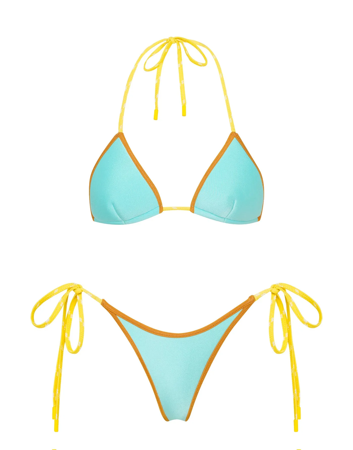 VINCA - ROQUE Neoprene Triangle Bikini Set sold by triangl swimwear
