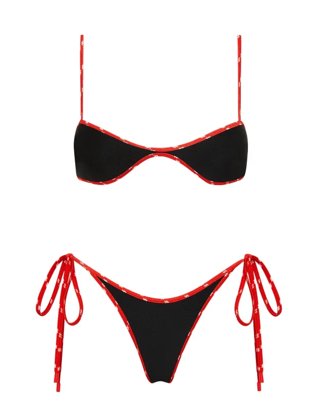 ESTE - BOSSA Neoprene Scoop Crop Bikini Set sold by triangl swimwear