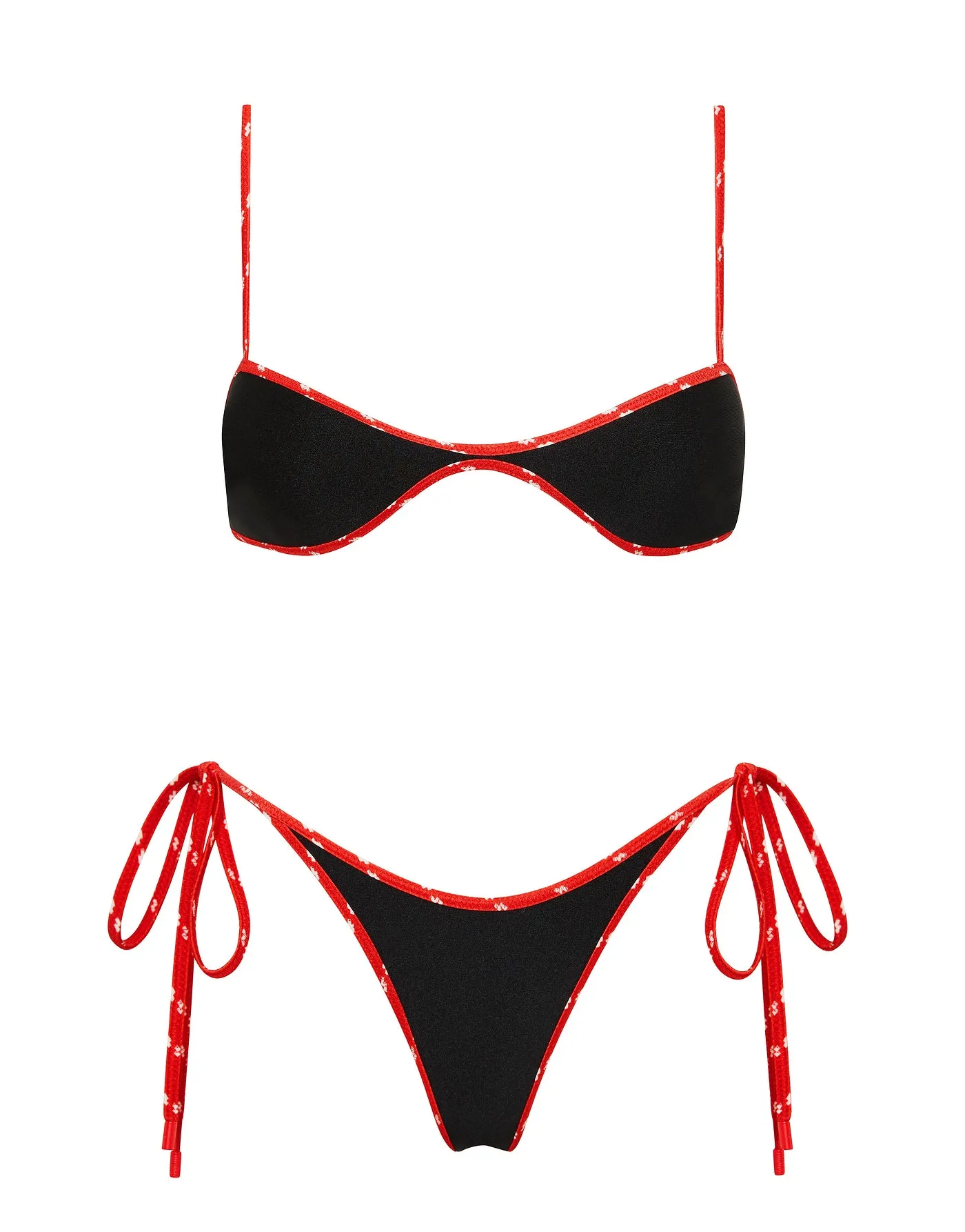 ESTE - BOSSA Neoprene Scoop Crop Bikini Set sold by triangl swimwear