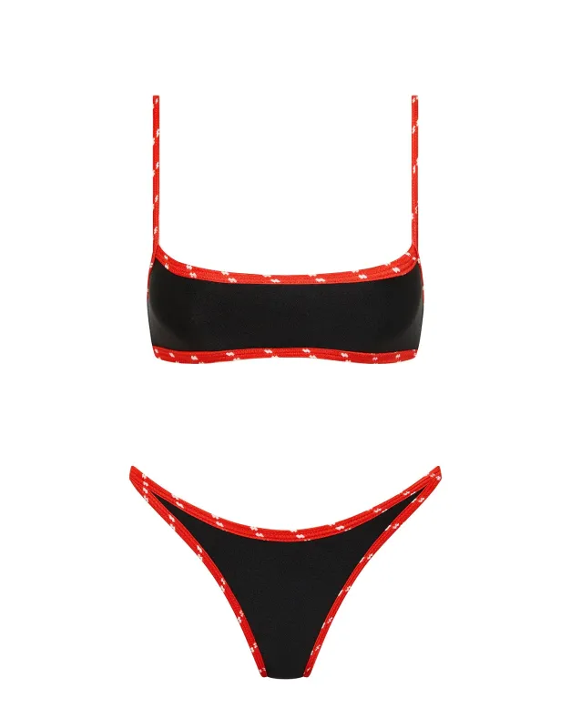 MIMA - BOSSA Neoprene Crop Bikini Set sold by triangl swimwear