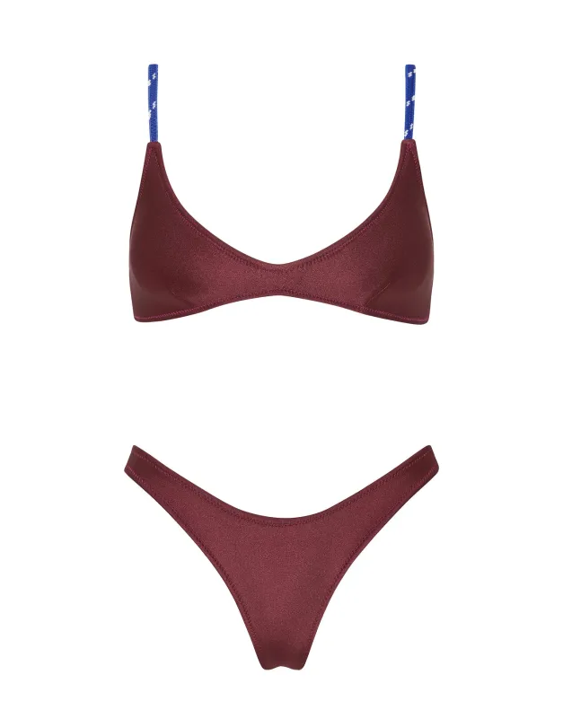 MAIA - FARO Neoprene Crop Bikini Set sold by triangl swimwear