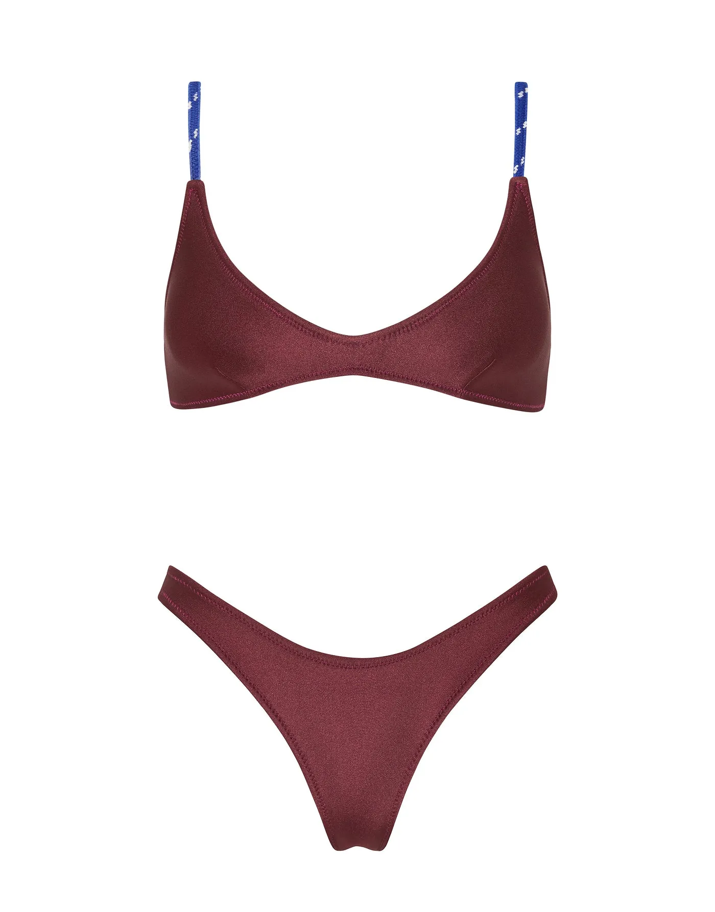 MAIA - FARO Neoprene Crop Bikini Set sold by triangl swimwear