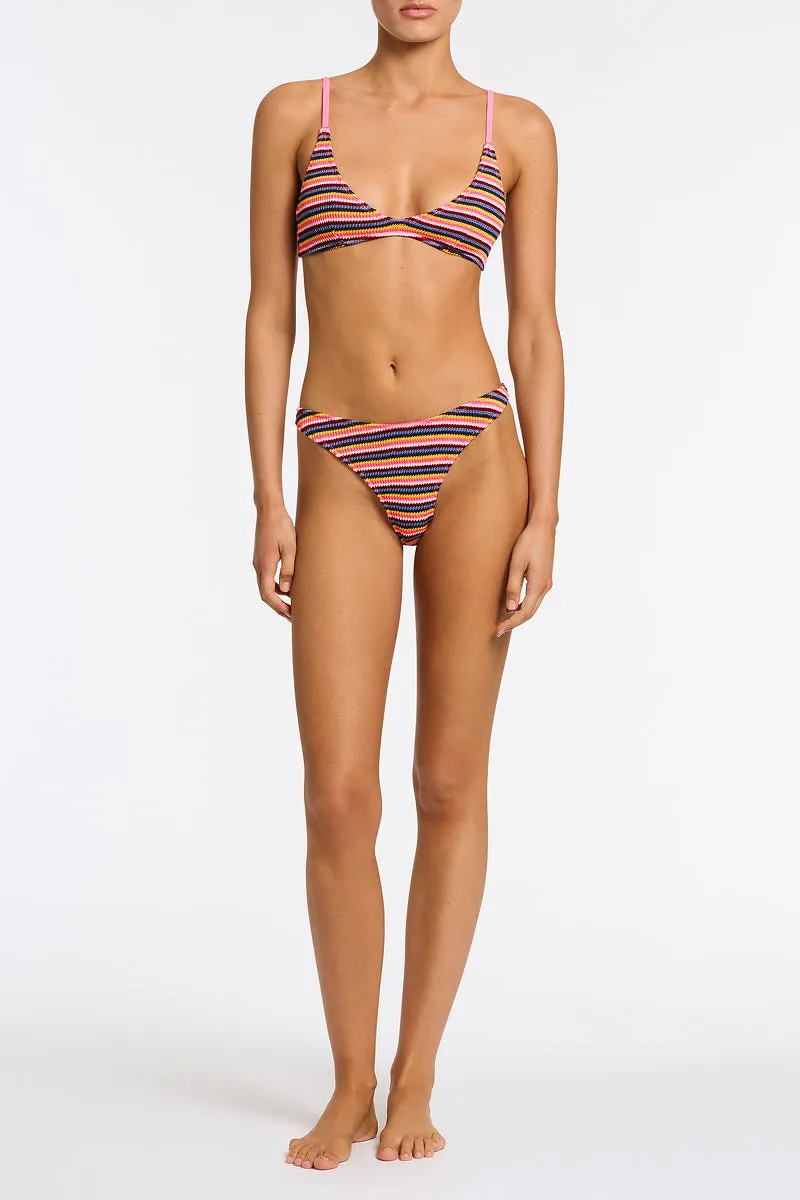 MAIA - LONI Stripe Crochet Crop Bikini Set sold by triangl swimwear product image thumbnail 2