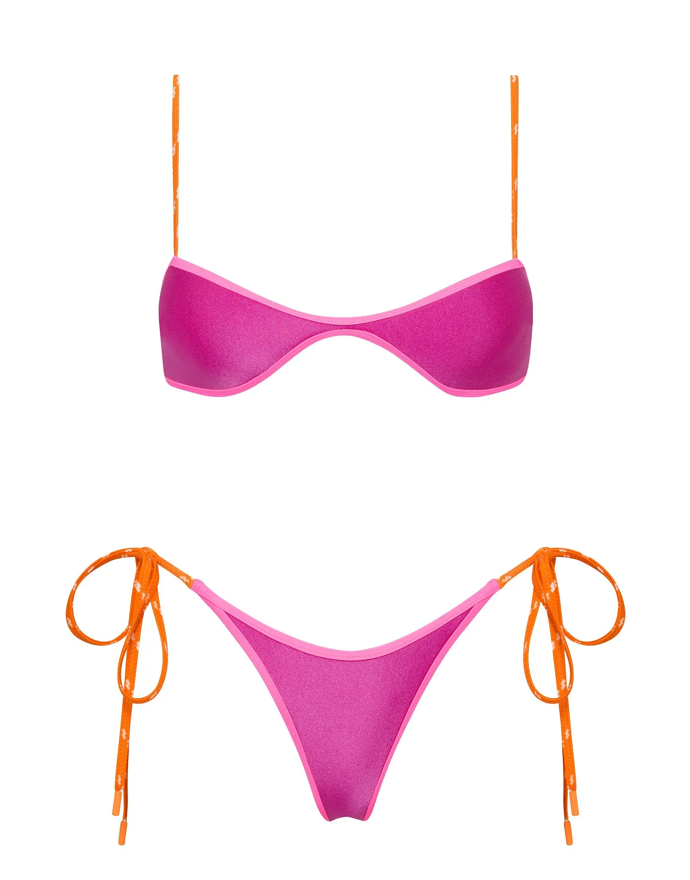 ESTE - PIGI Neoprene Scoop Crop Bikini Set sold by triangl swimwear