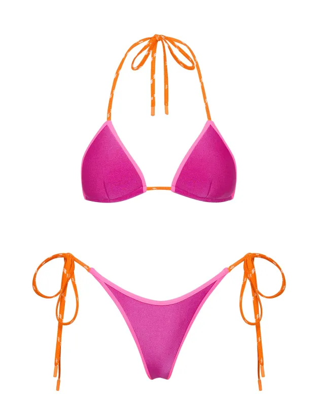 VINCA - PIGI Neoprene Triangle Bikini Set sold by triangl swimwear