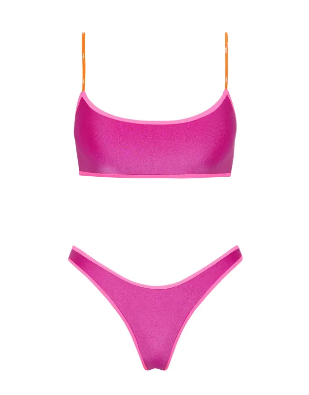 MICA - PIGI Neoprene Crop Bikini Set sold by triangl swimwear