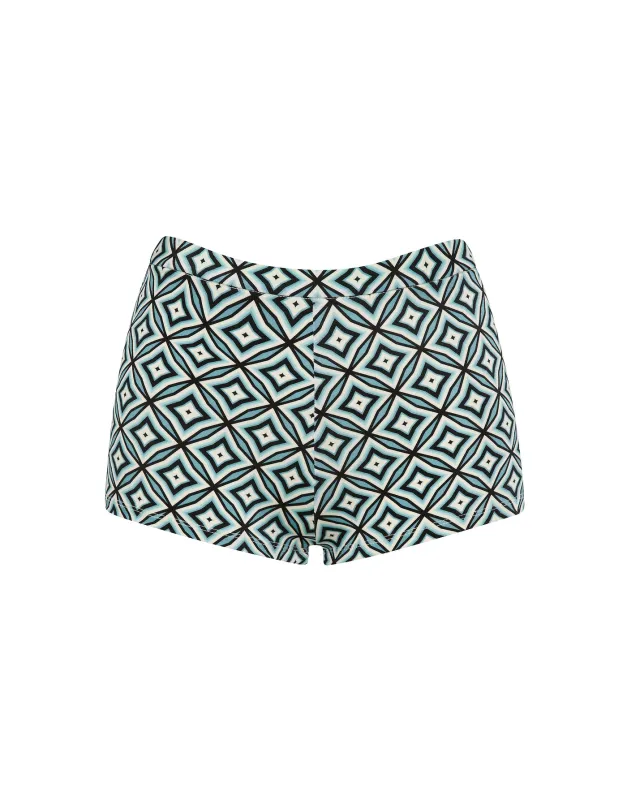 CELESTE - POLLO Geometric Short sold by triangl swimwear