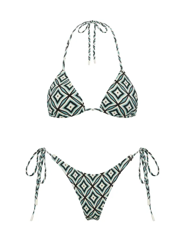 VINCA - POLLO Geometric Triangle Bikini Set sold by triangl swimwear