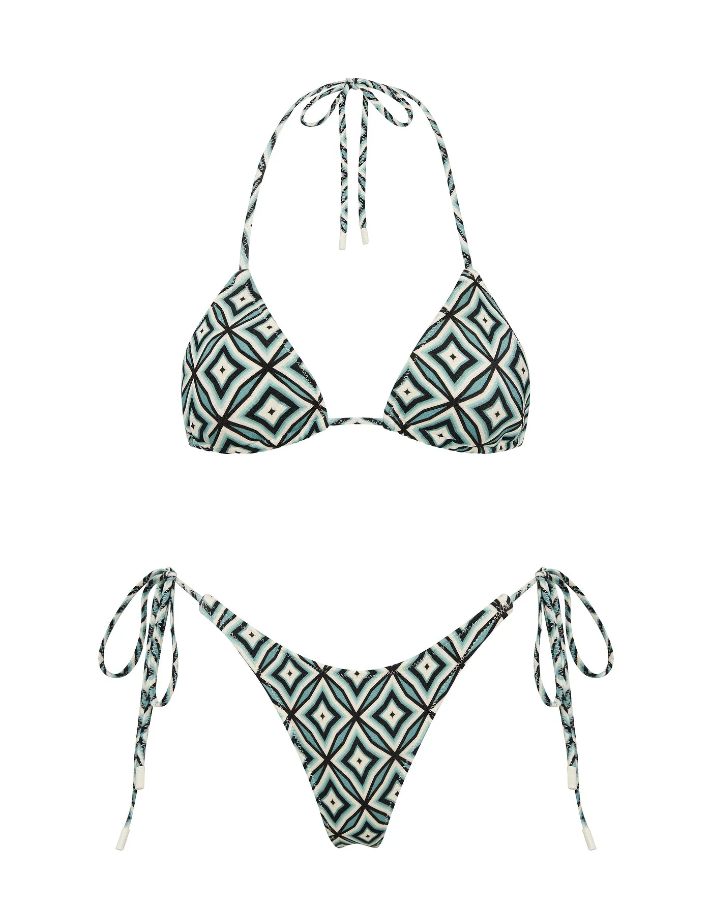 VINCA - POLLO Geometric Triangle Bikini Set sold by triangl swimwear