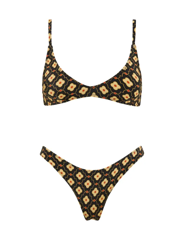 MAIA - PERL Geometric Crop Bikini Set made by triangl swimwear