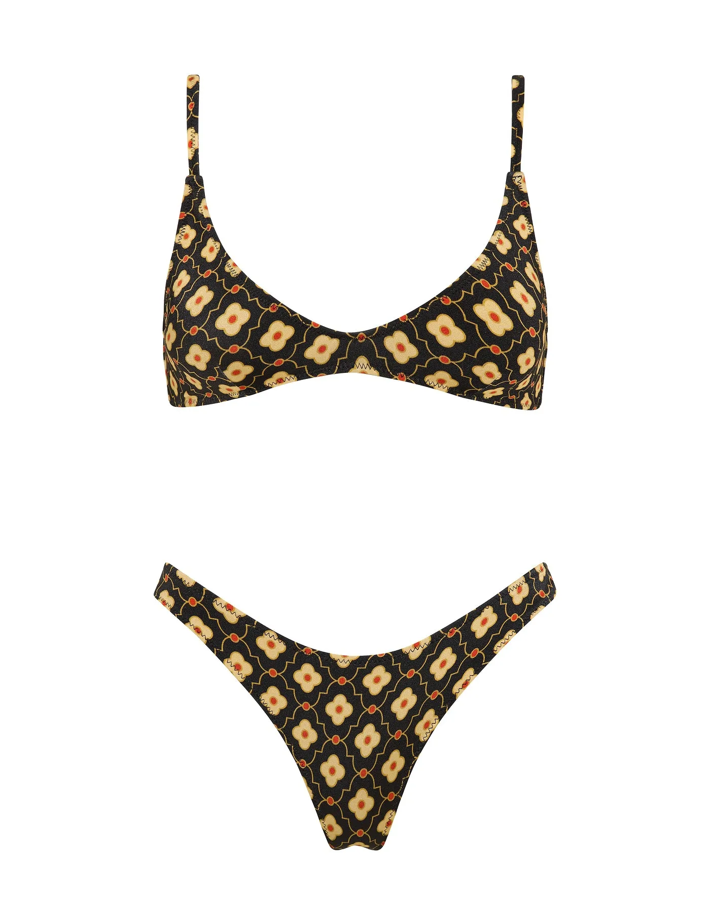 MAIA - PERL Geometric Crop Bikini Set sold by triangl swimwear