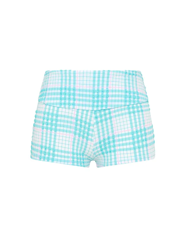 ELLI - BLUE BLOSS CHECK Short made by triangl swimwear