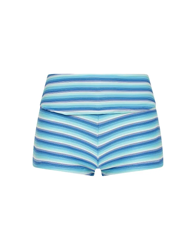 ELLI - HORIZON BLUE Stripe Short made by triangl swimwear