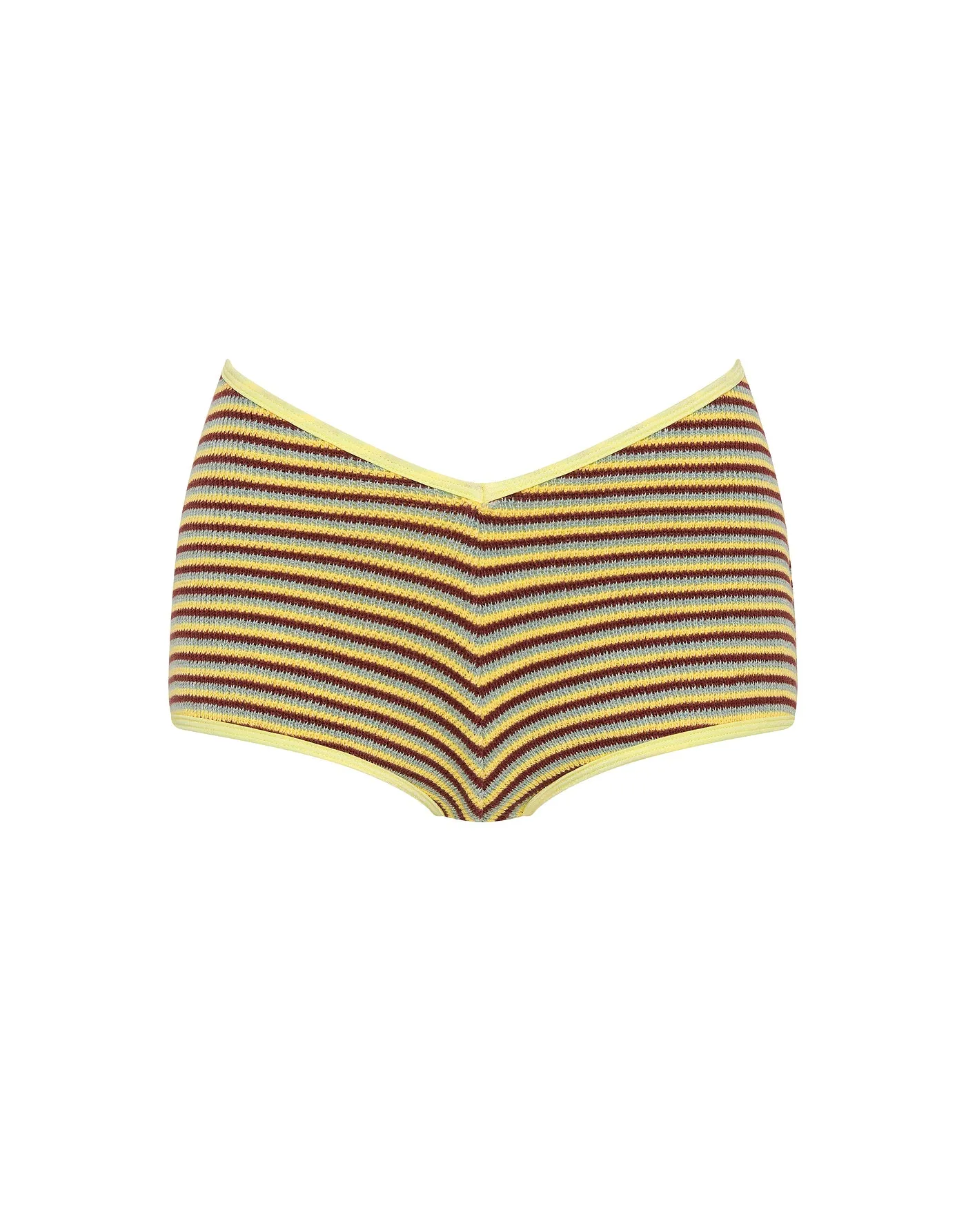 RICHI - BUTTER CROCHET STRIPE Short sold by triangl swimwear