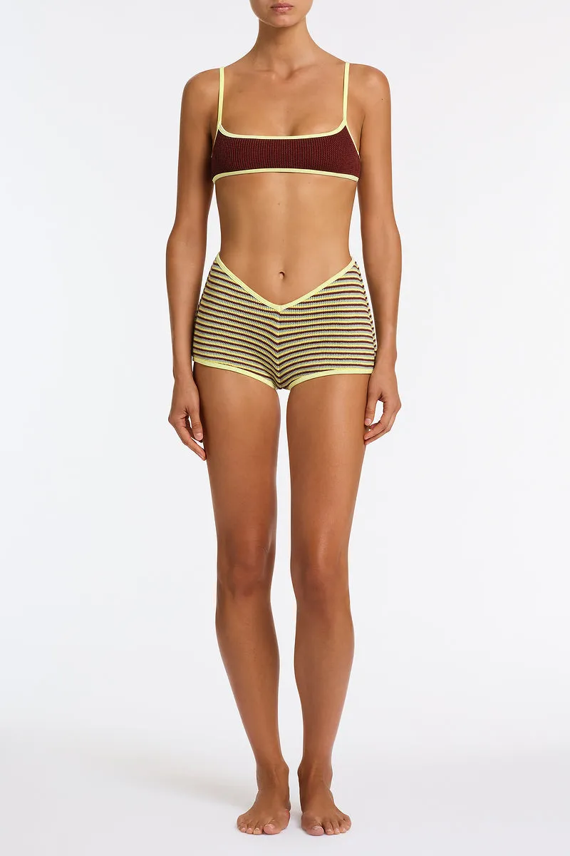 RICHI - BUTTER CROCHET STRIPE Short sold by triangl swimwear product image thumbnail 2