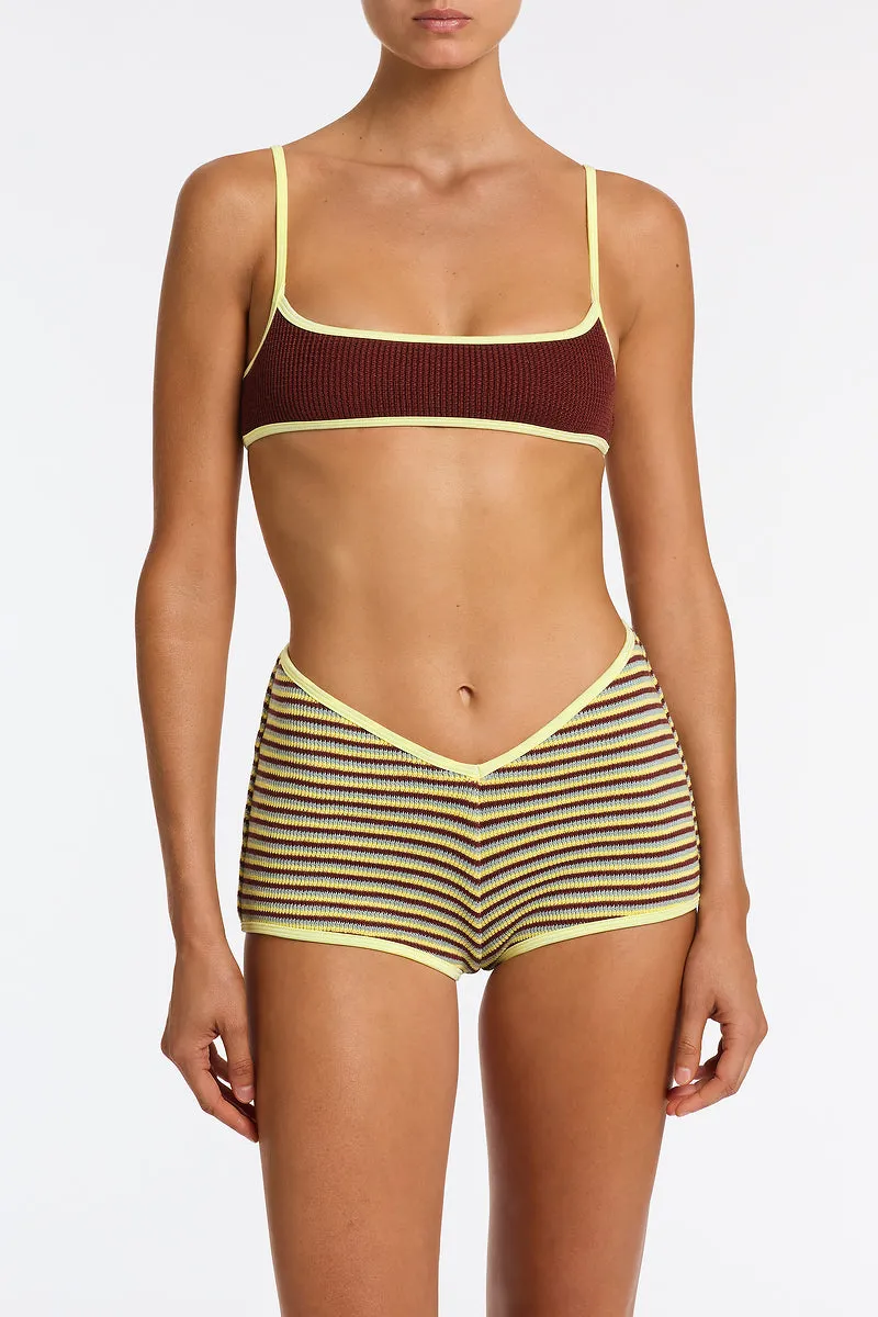 RICHI - BUTTER CROCHET STRIPE Short sold by triangl swimwear product image thumbnail 3