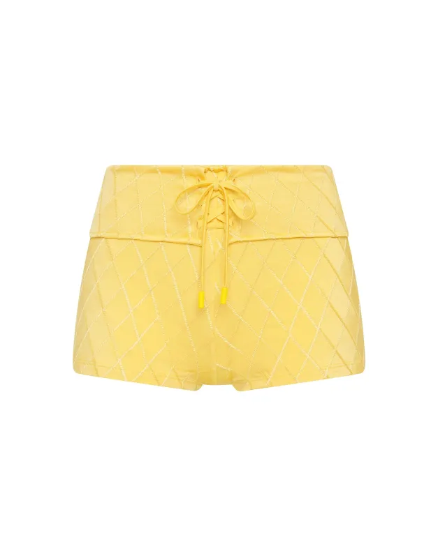FREDY - BUTTER Yellow Short made by triangl swimwear