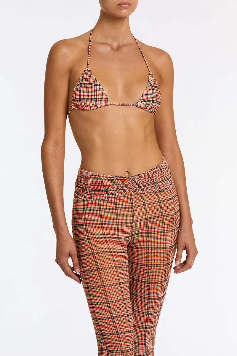KIKA - JAM VELVET CHECK Pants sold by triangl swimwear product image thumbnail 4
