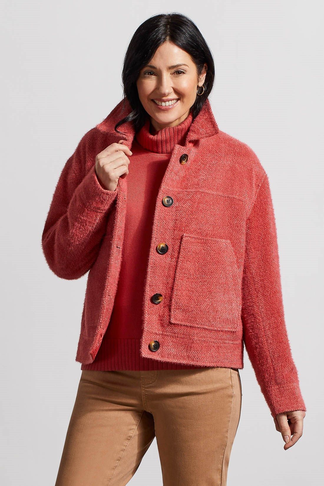 BOUCLE BUTTON-UP JACKET-Chilired sold by Tribal product image thumbnail 2