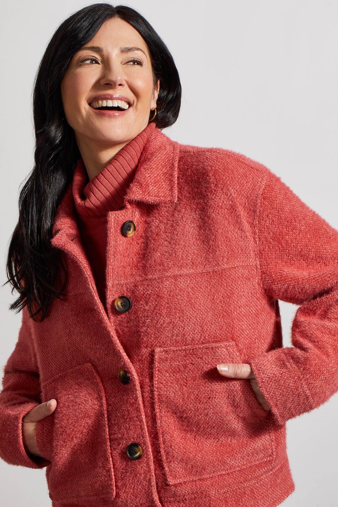 BOUCLE BUTTON-UP JACKET-Chilired sold by Tribal product image thumbnail 3