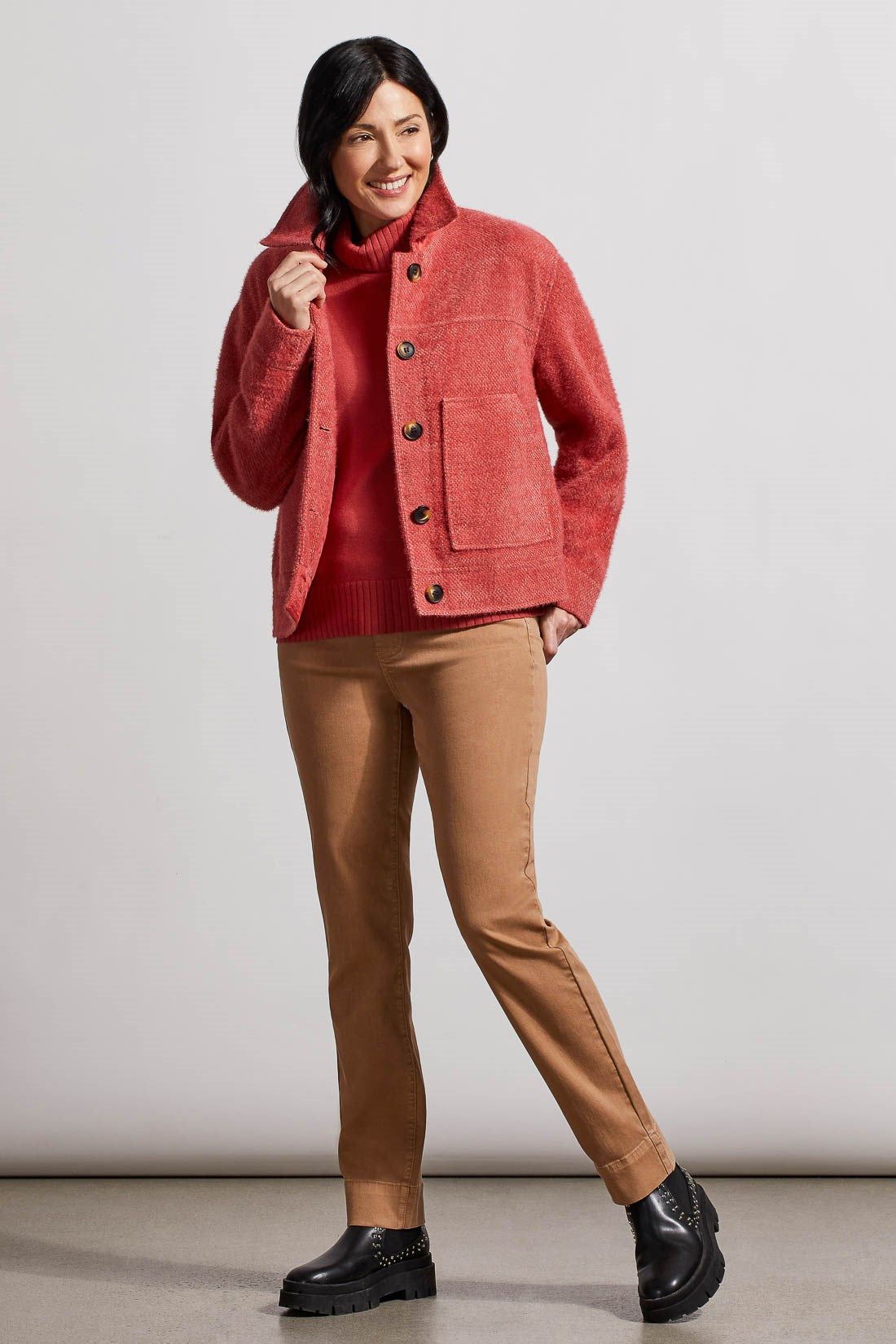 BOUCLE BUTTON-UP JACKET-Chilired sold by Tribal