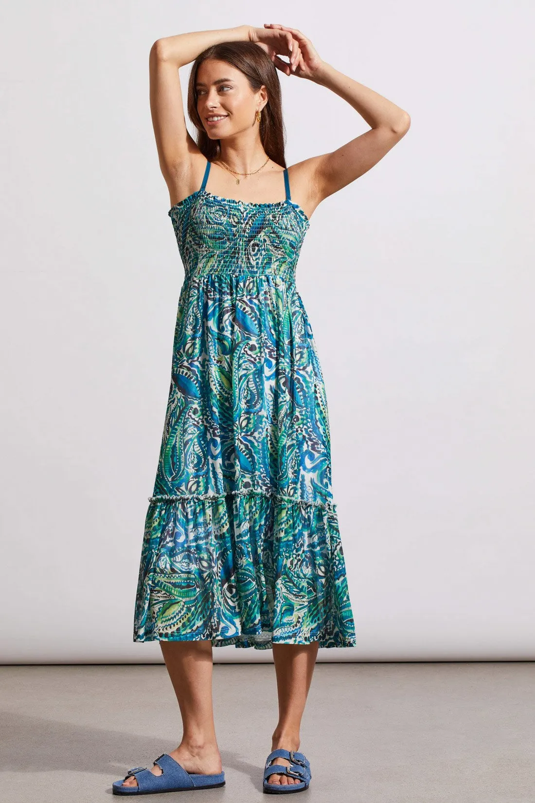 MICRO-MESH CONVERTIBLE DRESS WITH REMOVABLE STRAPS-Oceanside sold by Tribal product image thumbnail 3