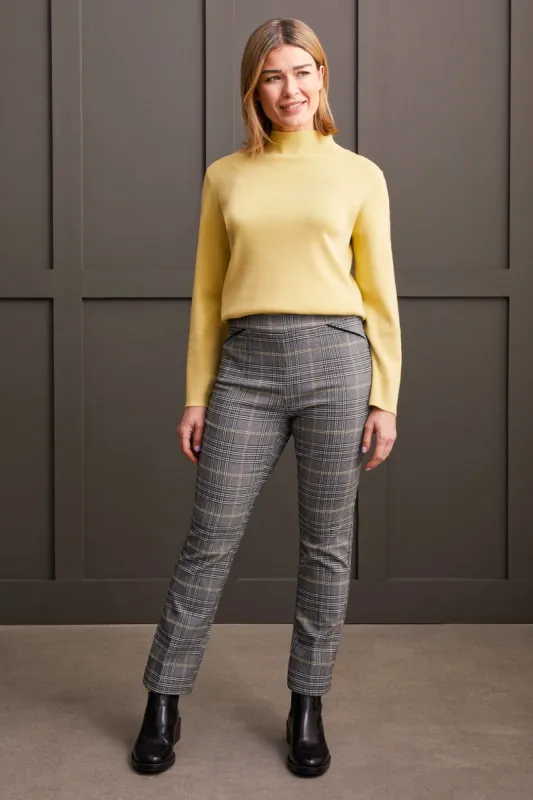 Pull-On Kick Flare Ankle Pant-Celery sold by Tribal