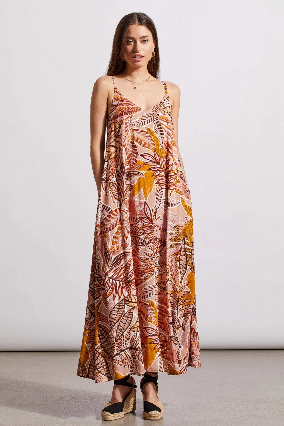 PRINTED FLOWY MAXI DRESS-Pinkdust sold by Tribal product image thumbnail 4