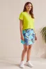 PERFORMANCE UPF 50+ PULL-ON SKORT WITH ROUND HEM-Jet blue sold by Tribal