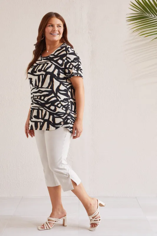 FLATTEN-IT¬Æ PULL-ON CAPRI-Frenchoak sold by Tribal