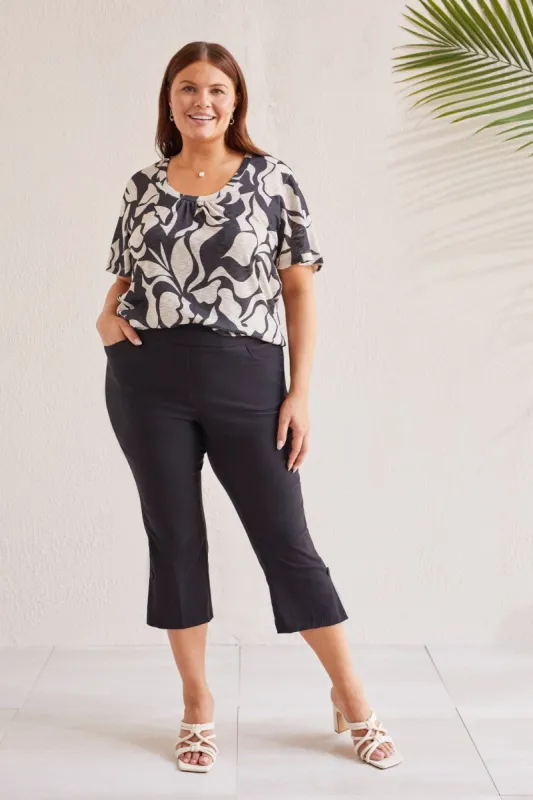FLATTEN-IT® PULL-ON CAPRI-Black sold by Tribal